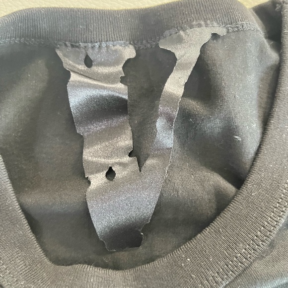 New Without Tags Vlone X Palm Angels staple tee black purple Size XL - Picture 3 of 7